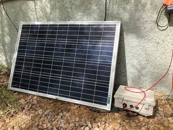 SolarMAX2 running SkyWeather2 in Palm Springs.   Lots of Sun!