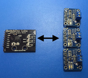 INA3221 Breakout Board - 3 Channel Current / Voltage Monitor Grove/Headers  - Compare to INA219 Grove/Headers 