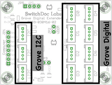 Load image into Gallery viewer, Grove Digital Extender I2C Board