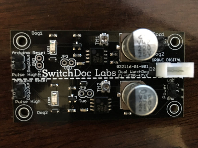 SwitchDoc Labs Dual WatchDog Timer Board for Arduino / Raspberry Pi