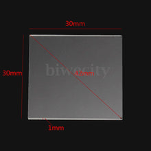 Load image into Gallery viewer, Double Side Polished Far-UV Fused Silica Quartz Glass Sheets Plate 30*30*1mm