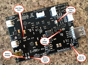 SunControl - Advanced Solar Controller / Charger / Sun Tracker / Data Gathering Grove/Header 