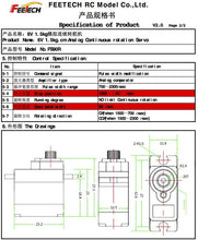Load image into Gallery viewer, FS90R Continuous Servo Motor