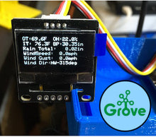 Load image into Gallery viewer, Grove 128x64 I2C OLED Board for Arduino and Raspberry Pi