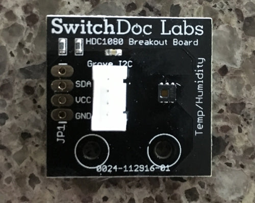 Grove HDC1080 I2C Temperature and Humidity Board (HDC1000 compatible)