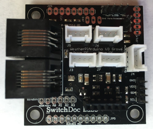 The Weather Board w/Grove - Interface board for Weather Instruments for Raspberry Pi / Arduino