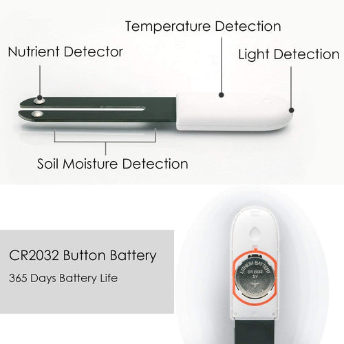 4 Pack of Bluetooth Soil Moisture Sensors