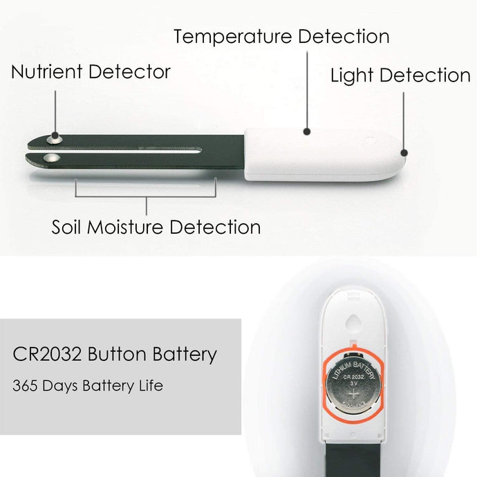 4 Pack of Bluetooth Soil Moisture Sensors