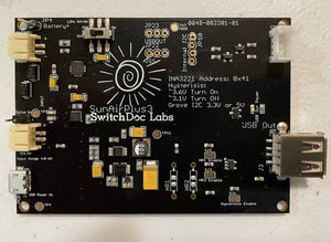 SunAirPlus3 - Solar Controller / Charger / Sun Tracker / Data Gathering Grove/Header