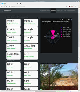 SkyWeather2 - Raspberry Pi based WeatherSense Station Kit for the Cloud!