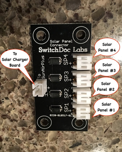 Multi Solar Panel Connector Board