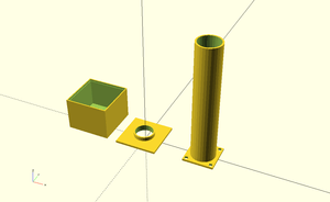 GroveWeatherPi Pylon, Rad Shield, Solar Bracket